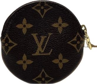 Louis Vuitton Pre-owned Wallets, male, Brown, Size: ONE SIZE Pre-owned Portemonnaie Rond Monogram Coin Case
