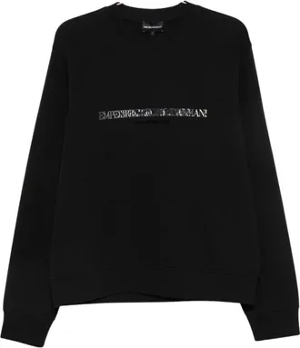Emporio Armani Hombre, Sudaderas, Negro, Talla: XL