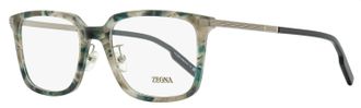 Ermenegildo Zegna Mens Stepped Browline Eyeglasses EZ5265-H 056 Gray Havana 54mm
