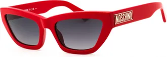 Moschino Gradient Lens Sunglasses - Red