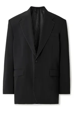 Acne Studios Juyliano Oversized Grain de Poudre Suit Jacket