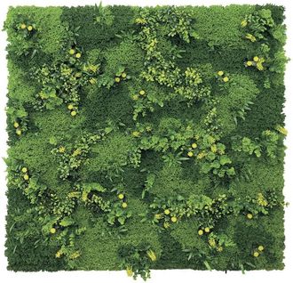 Nortene Panel Decorativo Follaje Sint&eacute;tico Tundra - Verde - 1x1m Nortene