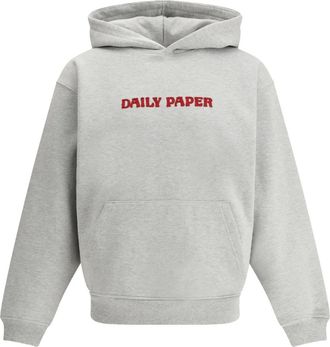 Daily Paper Clothing Felpa con stampa - Grigio