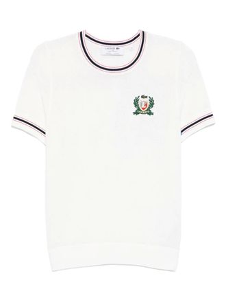 Lacoste T-shirt con ricamo - Bianco
