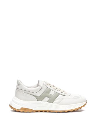 Hogan White Hyperlight Leather Sneakers