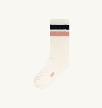 Autry UNISEX STRIPED JACQUARD LOGO SOCKS