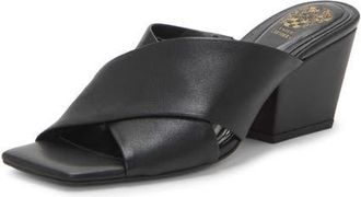 Vince Camuto Kespa Block Heel Sandal in Black at Nordstrom, Size 8.5