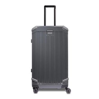 Piquadro Hardside 4 wheel suitcase in trunk shape- small - unisex - Handbagage koffer - Grijs - ONE Size - Koffers