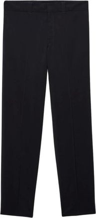 Prada Straight Trousers, male, Black, M, Elegant Black Straight Leg Trousers