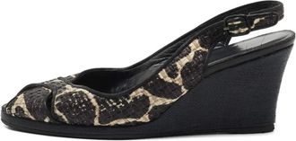 Stuart Weitzman Sandali con zeppa - Nero