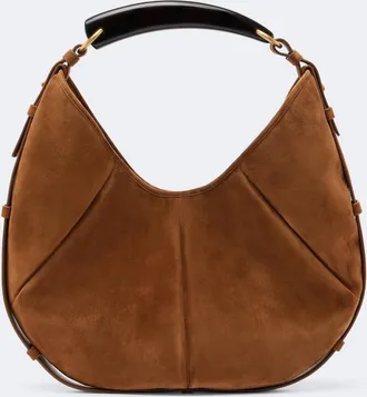 Saint Laurent Borsa a spalla Mombasa Medium in suede