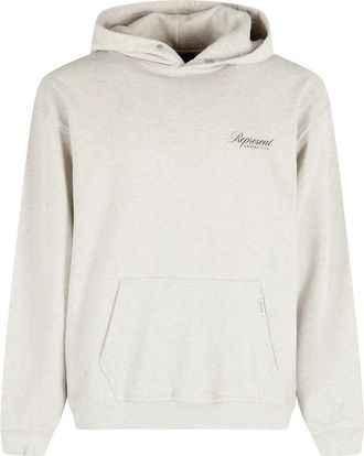 Represent Owners Club Script Hoodie - Heren - Hoodies - Wit - XL - Leer - Hoodies & sweatvesten