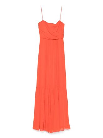 Max Mara Pioppo maxi-jurk - Oranje