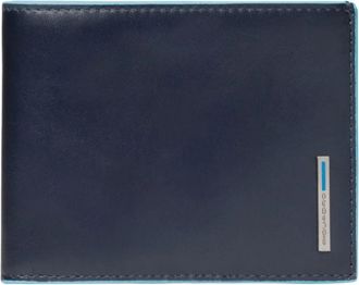 Piquadro Mens wallet - Heren - Portefeuilles - Blauw - ONE Size - Accessoires
