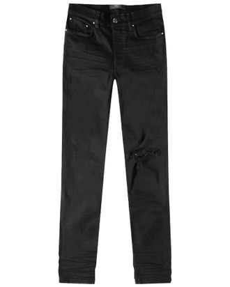 Amiri Mens Broken Jeans In Aged Black