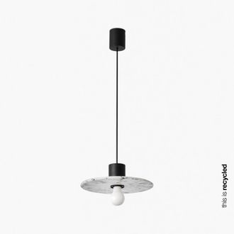 Netlighting Confetti 300 Dome Pendant Lamp Marmoreal &Oslash;30cm in Black