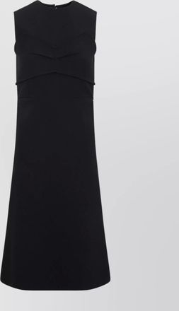 Sportmax flared hem sleeveless midi dress