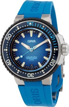 Oris Oris Aquis Pro Automatic Crystal Blue Dial Mens Watch 01 400 7777 7155-Set