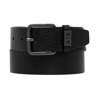 A|X Armani Exchange Heren, Accessoires, Zwart, Maat: 90 CM Leer