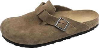 Birkenstock Boston Braided Smalle Pasvorm - Dames - Schoenen - Bruin - Maat: 38 EU Su&egrave;de