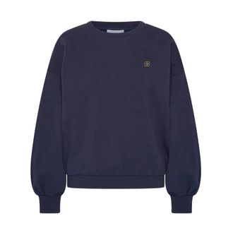 By-Bar Amsterdam Lili Coast Sweater - Dames - Sweatshirts & Hoodies - Blauw - Maat: S Katoen