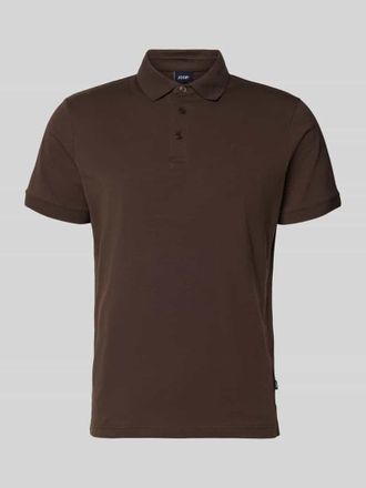 Joop Regular Fit Poloshirt mit Knopfleiste Modell Carlosjuan in Schoko, Gr&ouml;&szlig;e XXXL