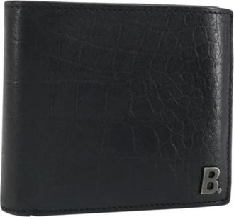 Balenciaga Pre-owned Vintage Portemonnee - Dames - Vintage Accessoires - Zwart - ONE Size - Leer - Vintage