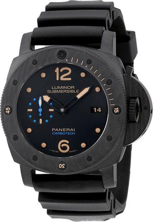 Officine Panerai Pre-owned Panerai Luminor 1950 Black Dial Mens Watch PAM00616