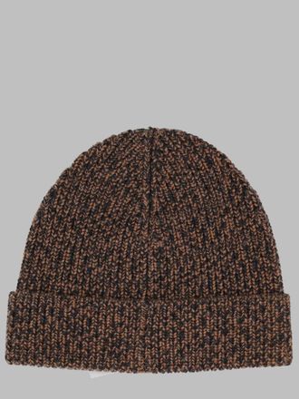 Isabel Marant BE015MFA_A4L01AANCM Merino Wool Beanie - Brown