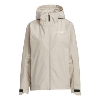 adidas (WMNS) adidas Terrex Rain.Rdy Transitional Jacket Beige IL8906