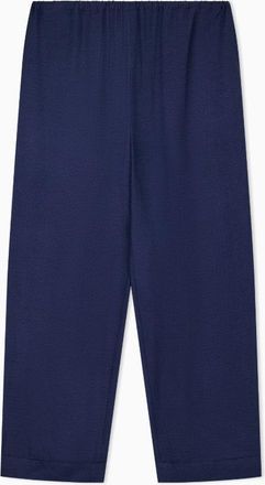 Emporio Armani Micro Leopard Jacquard Elastic Waist Trousers