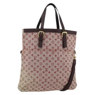 Louis Vuitton Pre-owned Handbags, female, Red, Size: ONE SIZE Pre-owned Monogram Mini Canvas Tote Bag