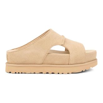 UGG Sliders, female, Beige, Size: 10 US Goldenstar Hi Cutout Slippers