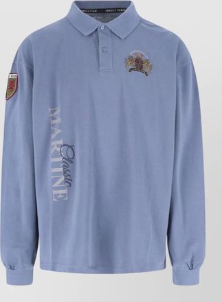 Martine Rose short sleeve shirt polo collar ribbed cuffs