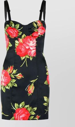 Dolce & Gabbana bouquet rose mini dress