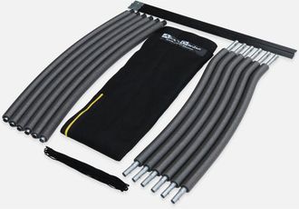 Alice's Garden Red Interior De Protecci&oacute;n De La Cama El&aacute;stica