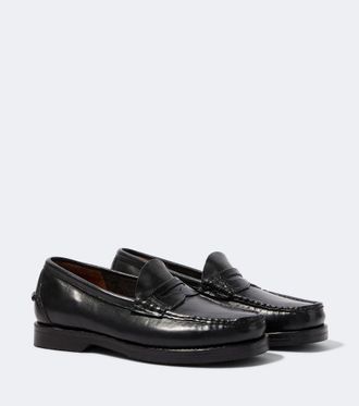Visvim Fabro-Folk leather penny loafers