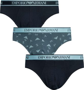 Emporio Armani 3-Paks Briefs, Veelkleurig