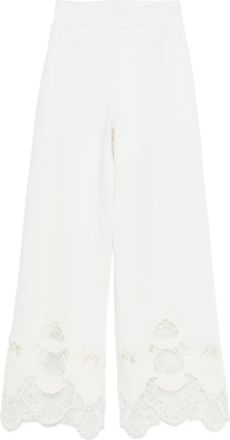 Ermanno Scervino lace-detail pants - Neutrals