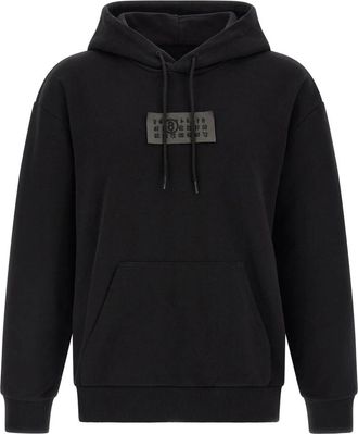 Maison Margiela Hoodie met lange mouwen - Heren - Hoodies - Zwart - L - Katoen - Hoodies & sweatvesten