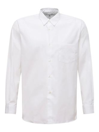 Comme Des Garçons long-sleeve pocket shirt - Wit