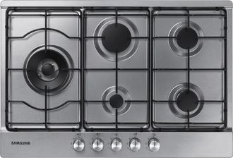 Samsung Na75m3130as Negro, Acero Inoxidable Integrado 75 Cm Encimera De Gas 5 Zona(s)