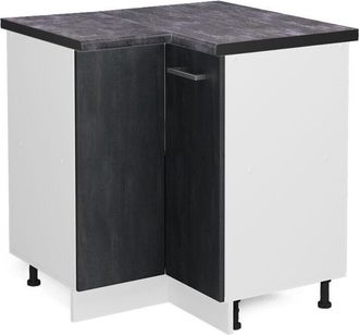 Vicco Armario De Esquina R-line, Hormig&oacute;n Negro, 75.6 Cm Et Antracita