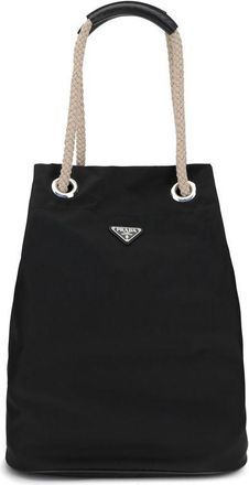 Prada Zwarte Gerecycled Polyamide Schoudertas