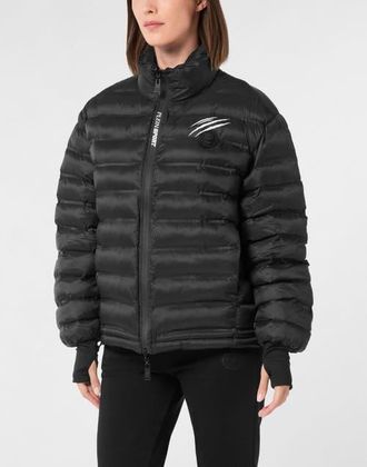 Plein Sport Puffer Termo Jacket in Black at Nordstrom, Size X-Small Eu