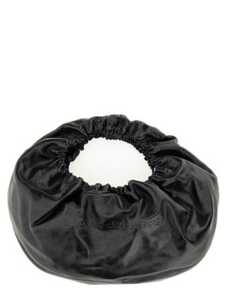 Alexander Wang Womens Small Crescent Bag Black Cow Leather Handbags Hand