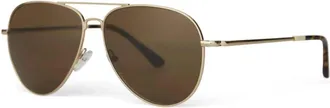 Toms Unisex - Hudson Gradient Sunglasses In Gold/ Brown
