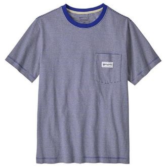 Patagonia MW Hut Tripper Label Pocket Tee T-Shirt f&uuml;r Herren | grau