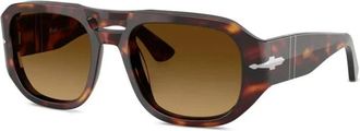Persol Po 3373S 2485 Zonnebrillen - unisex - Zonnebrillen - Bruin - 56 MM - Accessoires