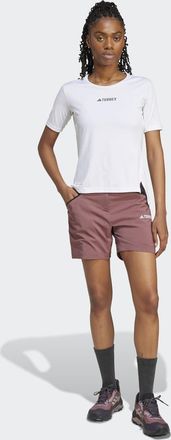 adidas Terrex - Xperior - Pantaloncini taglio medio bordeaux-Rosso